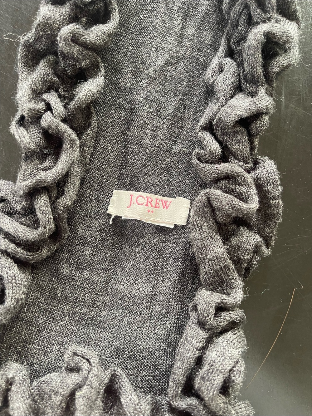 J. Crew Ruffle Scarf - Picture 2 of 2